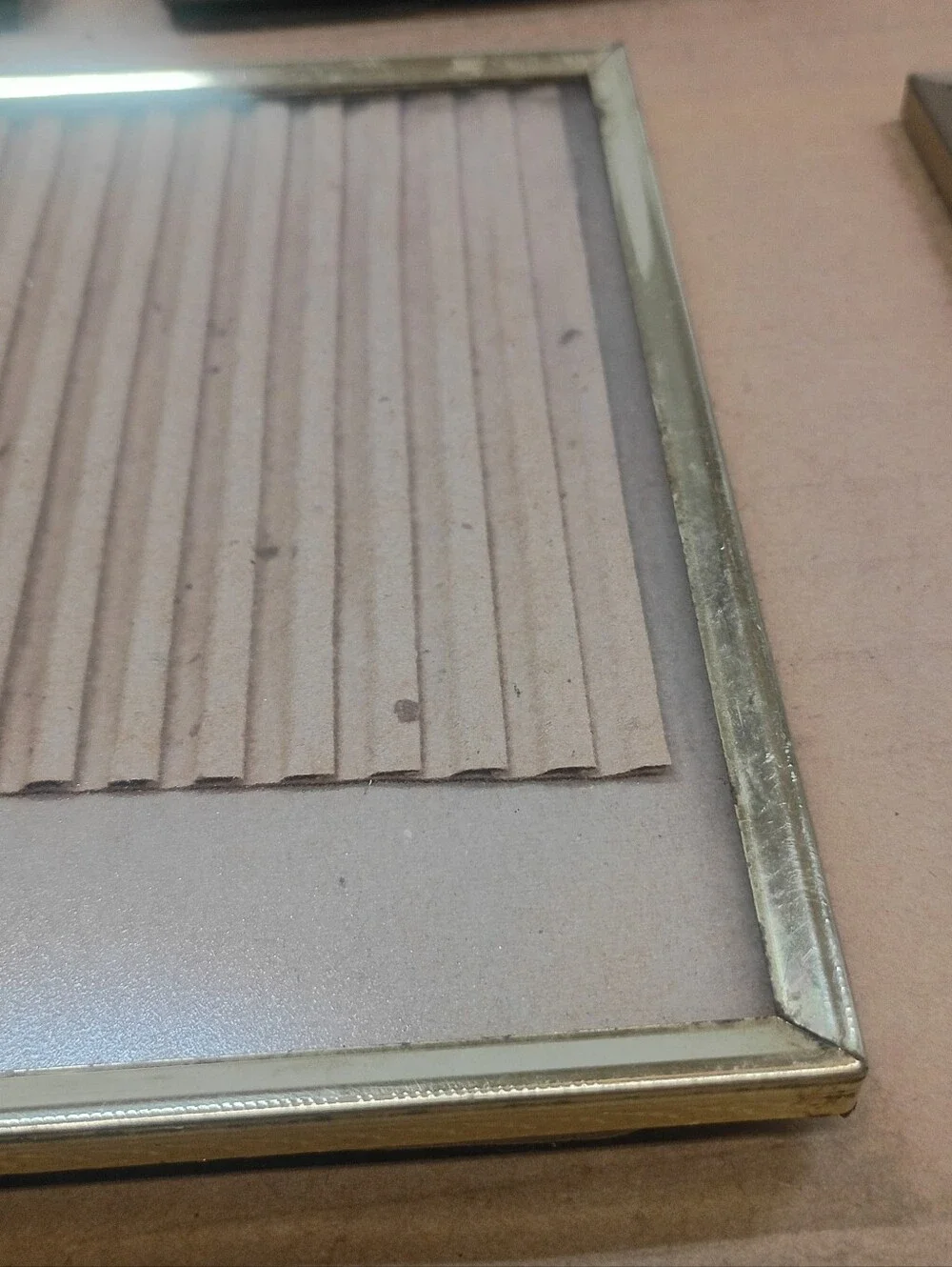 (8) Vintage Metal 5x8 Picture Frames